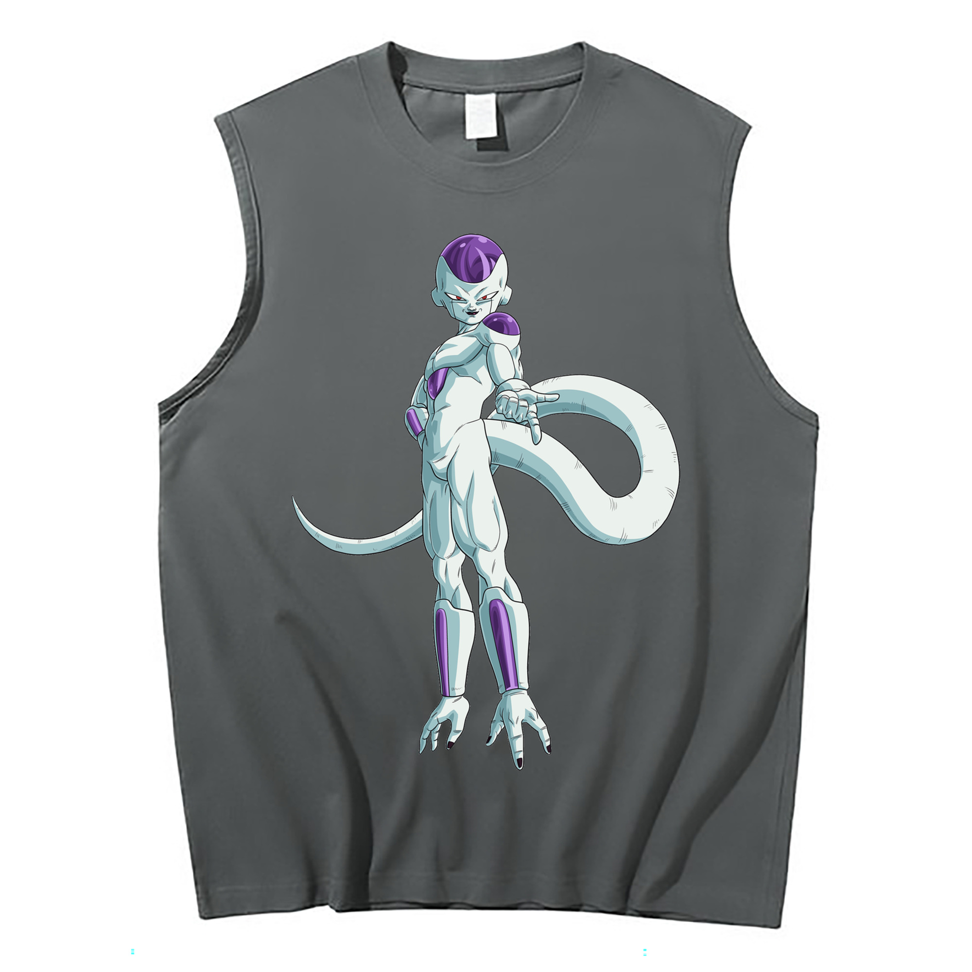 （画像用） ドラゴンボール フリーザ DRAGON BALL Frieza コットン100％タンクトップ（フロントプリント）